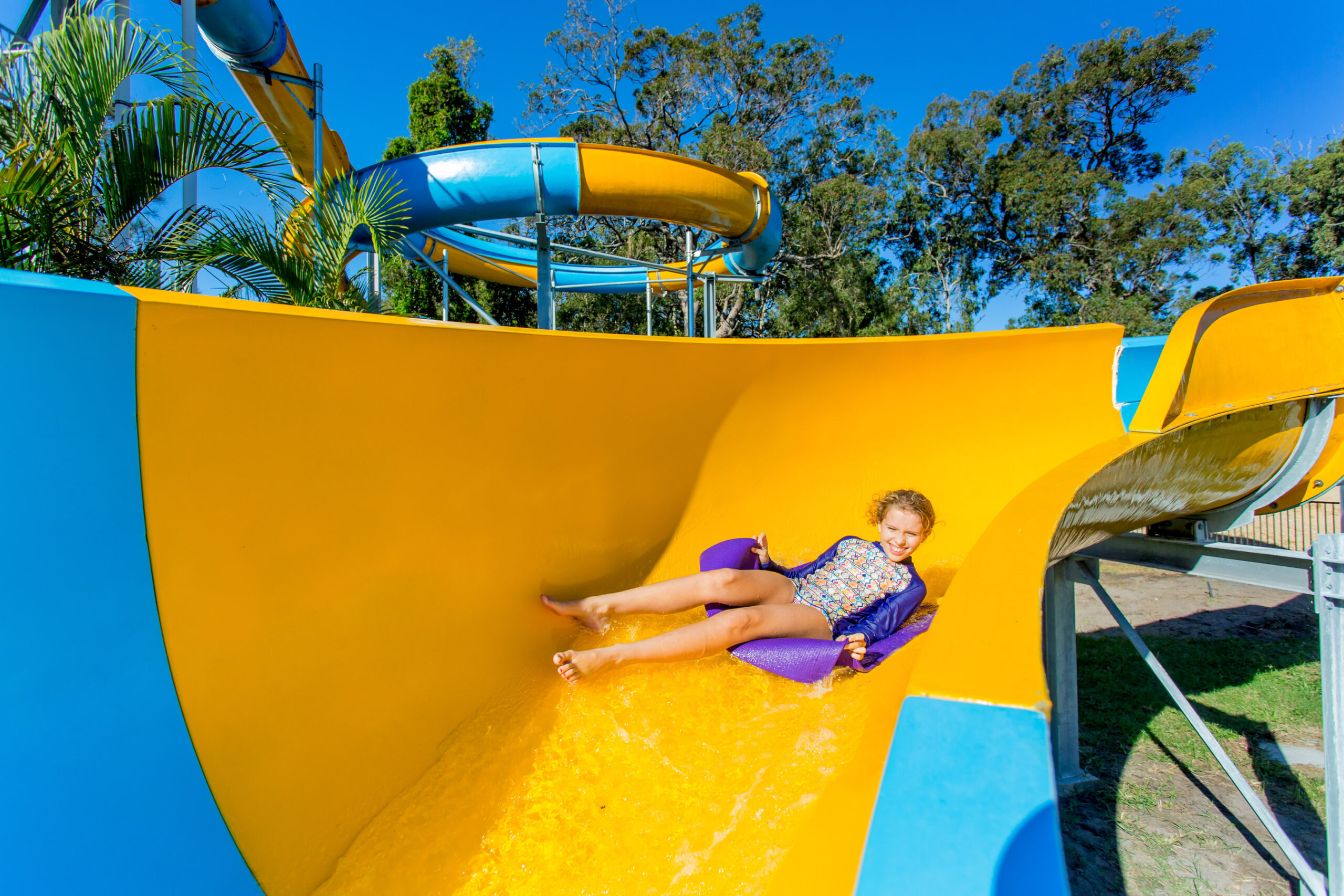 Wooli Wedgie Waterslide at Solitary Islands Resort Water Park