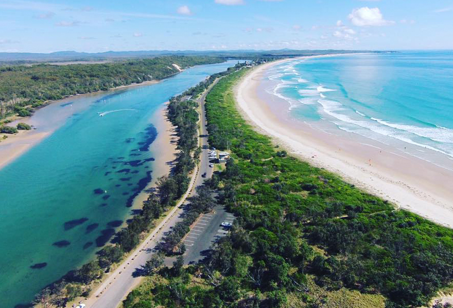 Wooli Beach and River