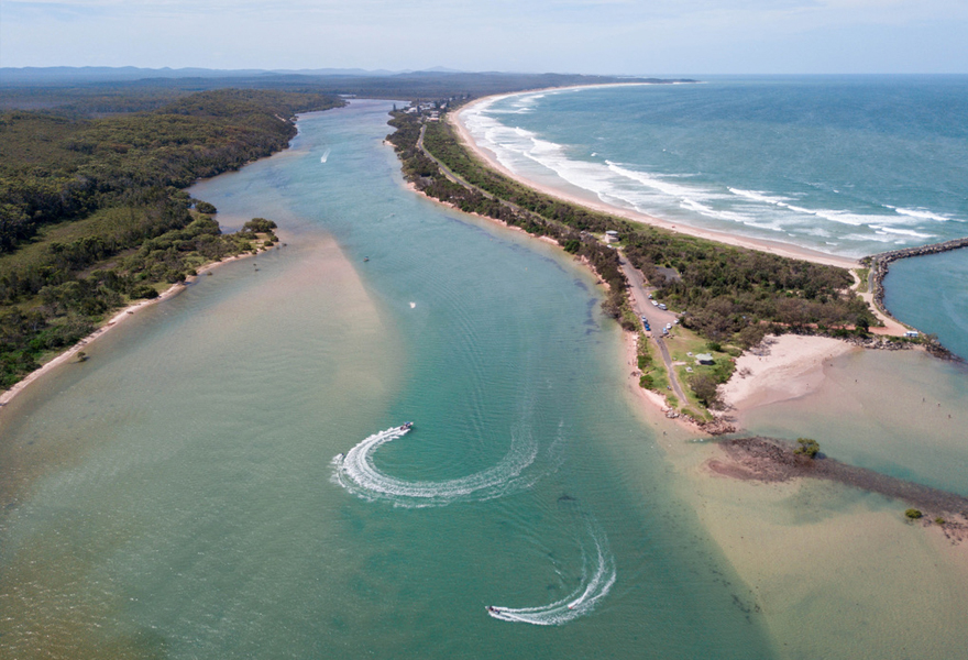 Wooli Wooli River Boating at the Rivers Mouth